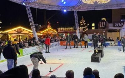Eisstockschießen in GM-Hütte